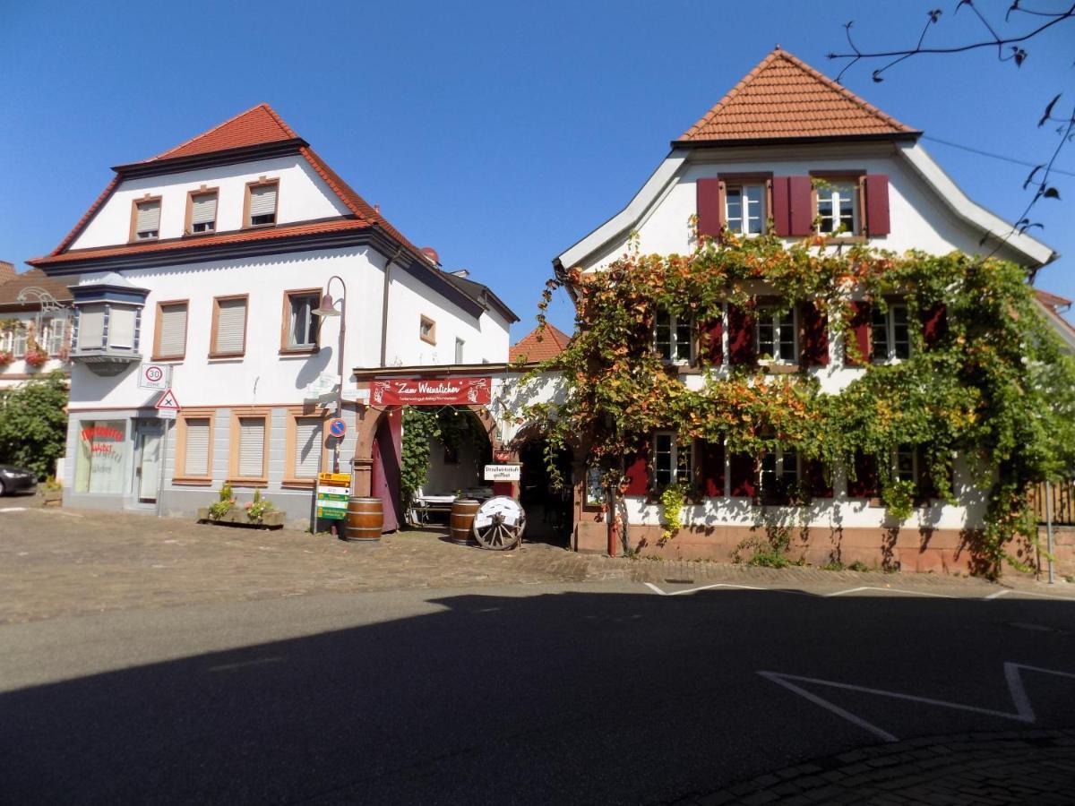 Zum Weinsticher, Weingut Anlag/Nichterlein Rhodt unter Rietburg Exterior photo